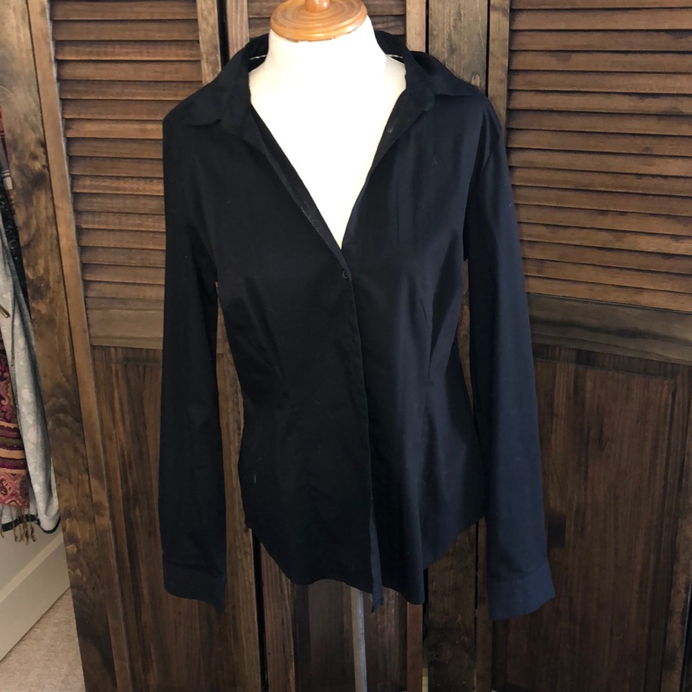 Black business shirt, perfect condition.